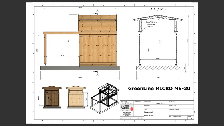 GreenLine MS-20 roll-off observatory
