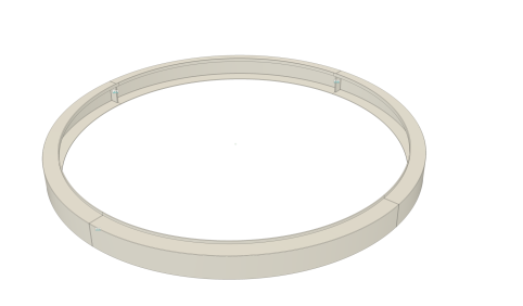 DOME PARTS optical clamshell observatory domes
