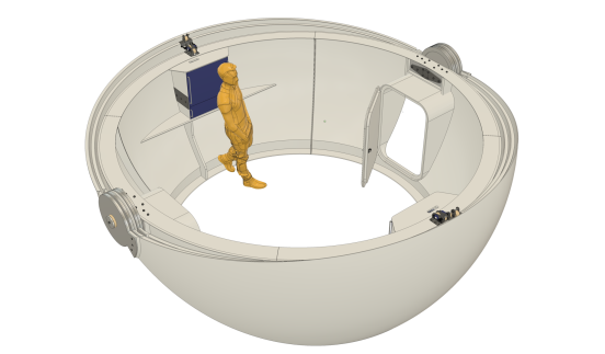 DOME PARTS optical clamshell observatory domes