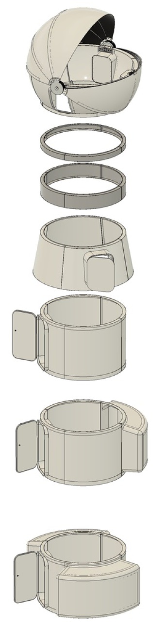 DOME PARTS optical - RD400 Clamshell Dome