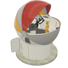 DOME PARTS optical - RD-400 Clamshell domes