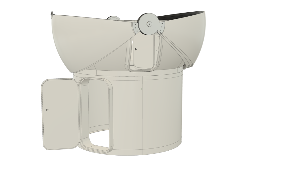 DOME PARTS GmbH - observatory domes, clamshell domes, roll-off